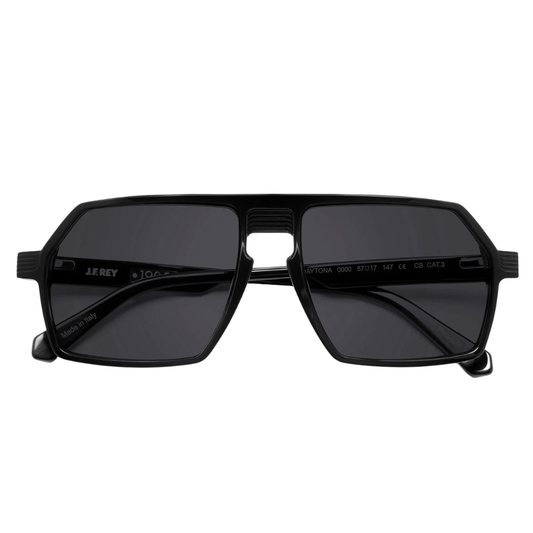 J.F.REY Daytona 0000 handmade acetate sunglasses with polarized lenses – front view
