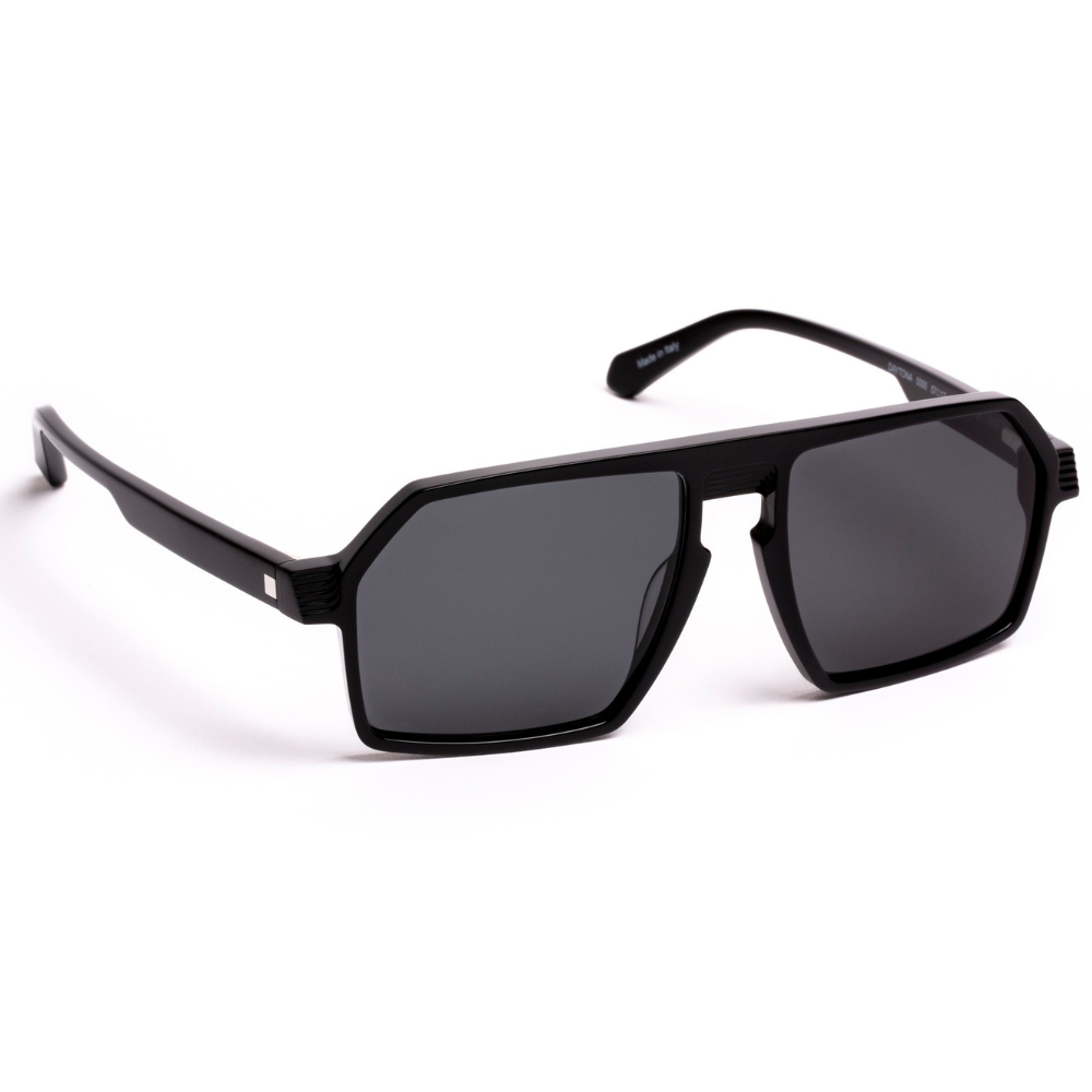 J.F.REY Daytona 0000 retro-inspired sunglasses – side profile showing handmade acetate temples
