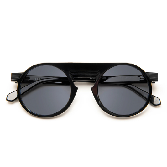 J.F.REY Houston handmade acetate sunglasses with polarized lenses – front view
