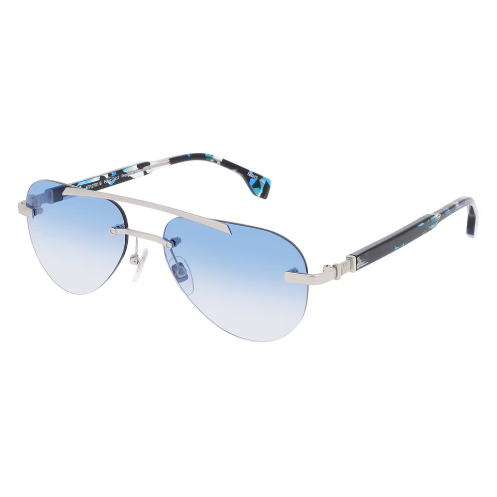 EKKIU KT12701 eyeglasses – side profile showing frame construction and temple detail
