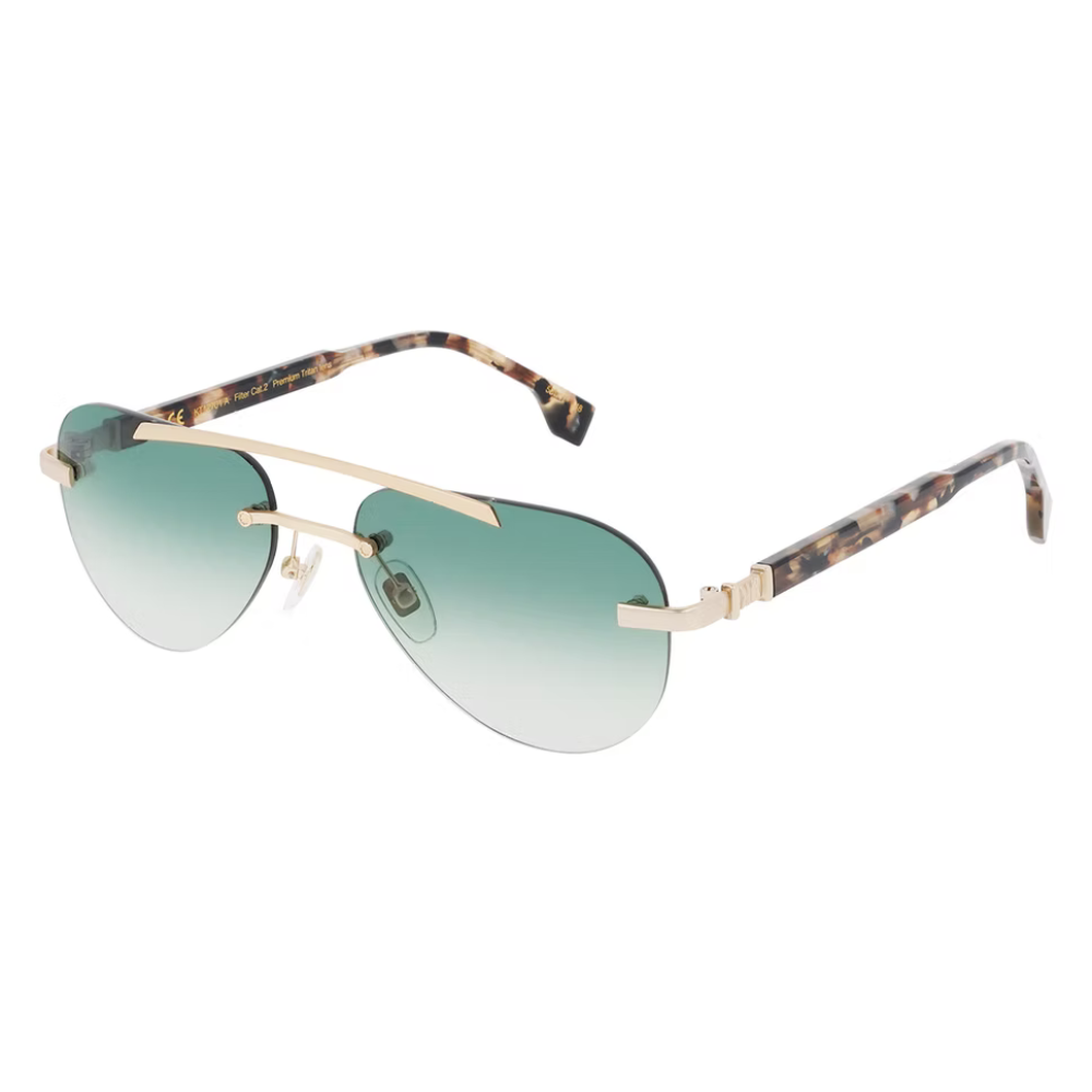 EKKIU KT12701 eyeglasses – side profile showing frame structure and temple finish detail
