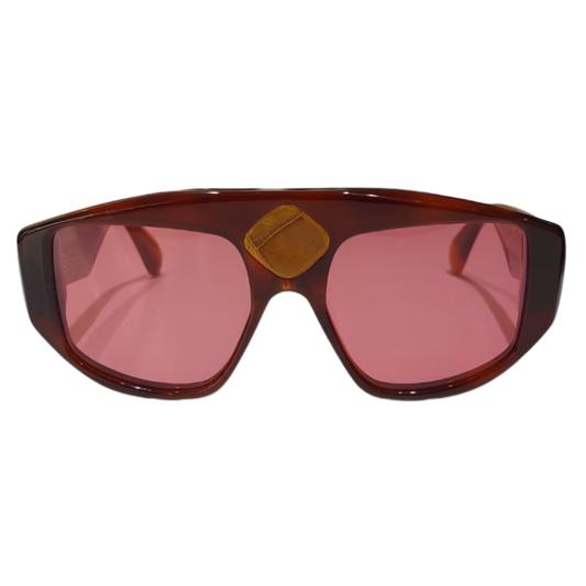 CLARISSA OLIVERIO MICHELANGELO – Luxury Italian acetate eyewear with genuine crocodile leather front panels, limited edition, Made in Italy
