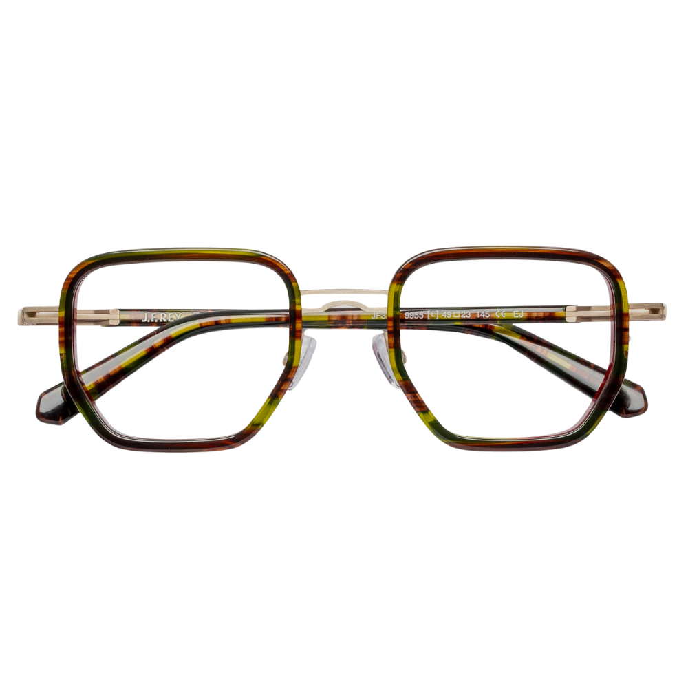 J.F.REY JF3157 acetate and stainless steel optical eyeglasses – front view