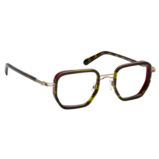 J.F.REY JF3157 eyeglasses – side profile showing screwless flex hinge temple detail