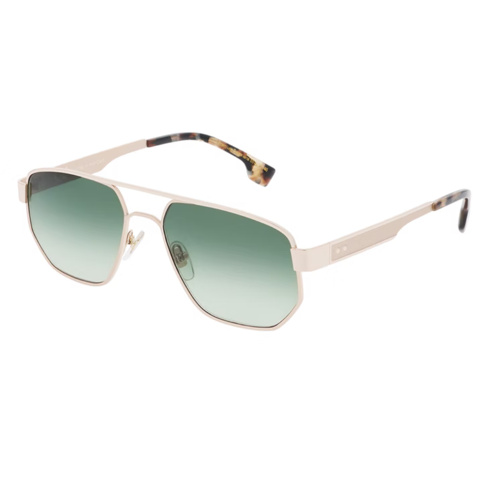 EKKIU KT12700 — Swiss premium metal optical frame, minimalist design, side view
