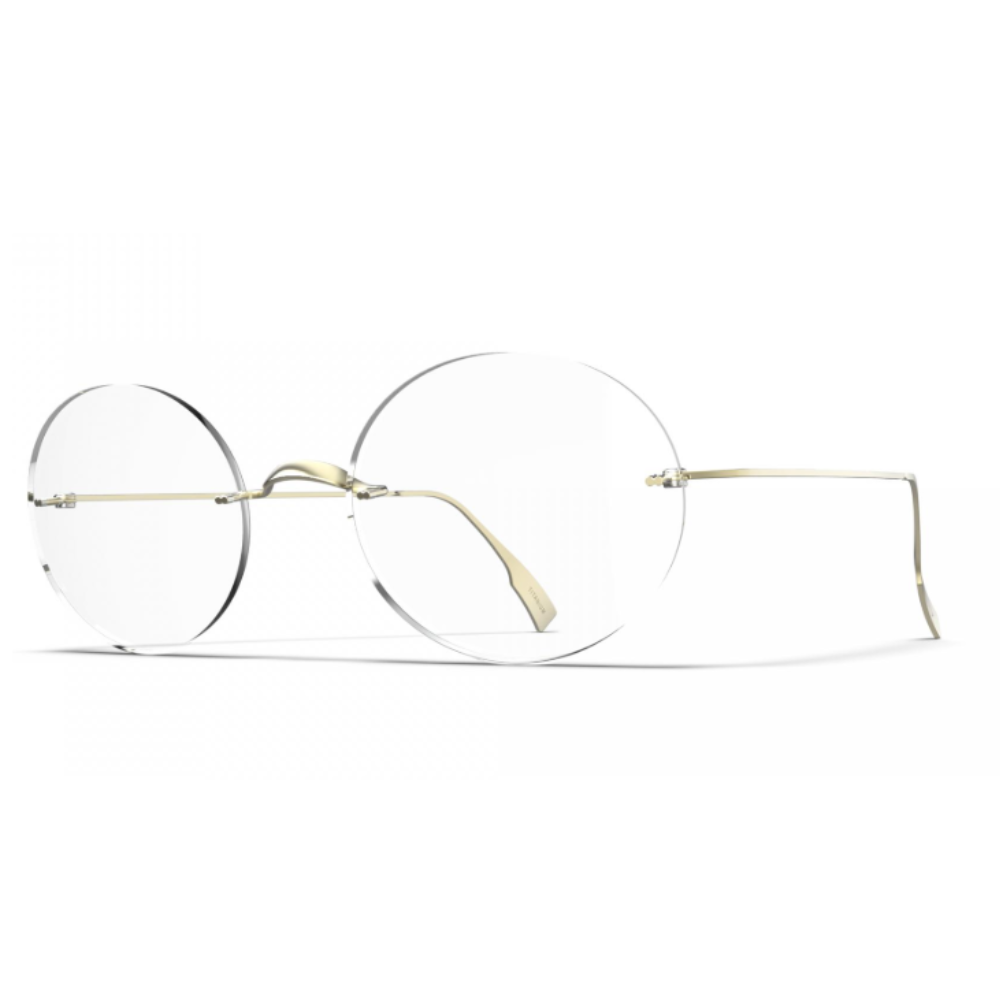 Blackfin Infinity BF1127 eyewear frame with a patented rimless lens connection and flexible titanium temples

