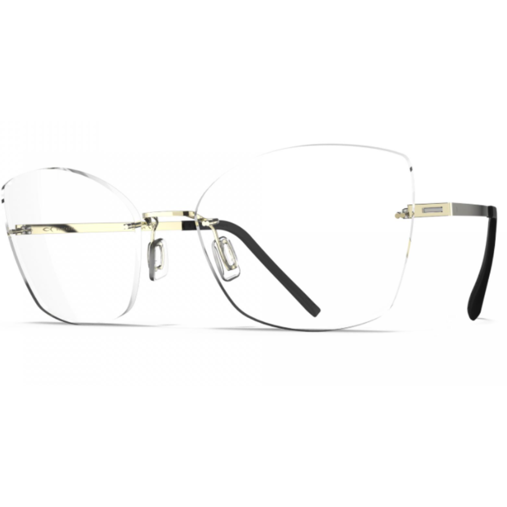 Blackfin Aero Loop BF1071 three-piece titanium optical frame with a patented rimless lens connection
