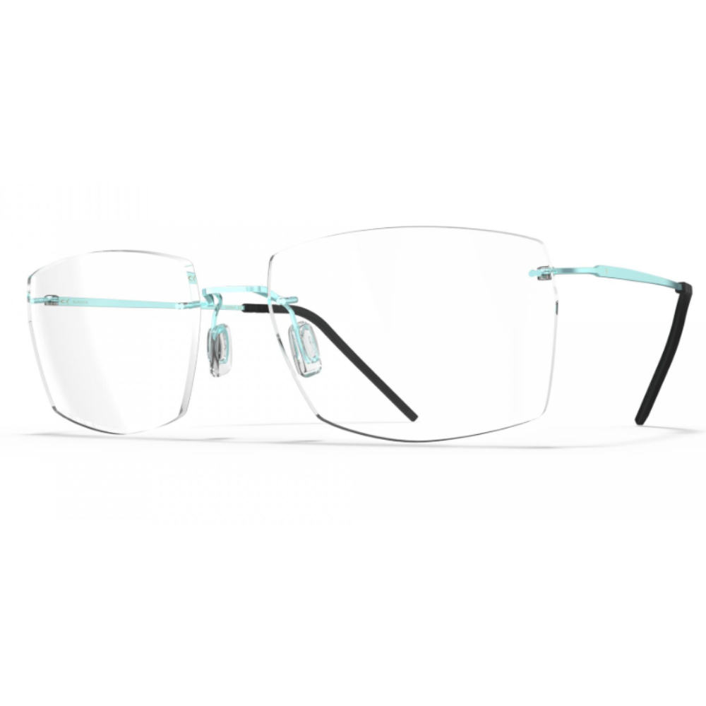 Blackfin Aero Loop BF1075 three-piece titanium optical frame with patented rimless lens connection
