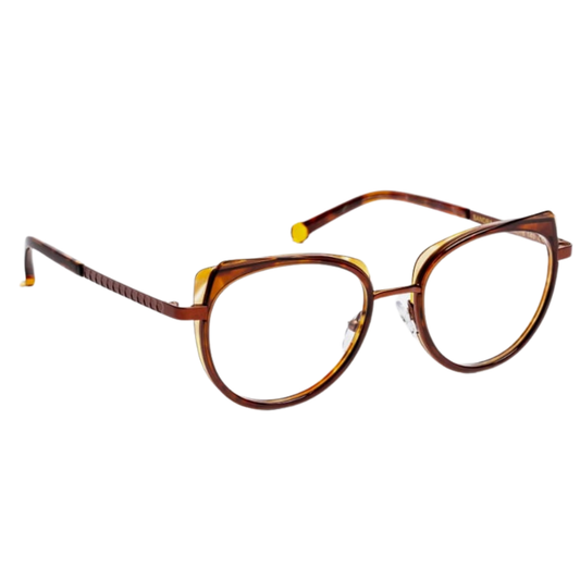 VOLTE FACE SANDRA 9595 acetate and metal Parisian Chic optical eyeglasses – front view
