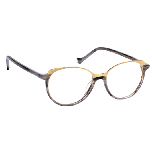 VOLTE FACE-MOISE 1050 — Women's premium acetate and metal optical frame, Parisian Chic design by Volte Face
