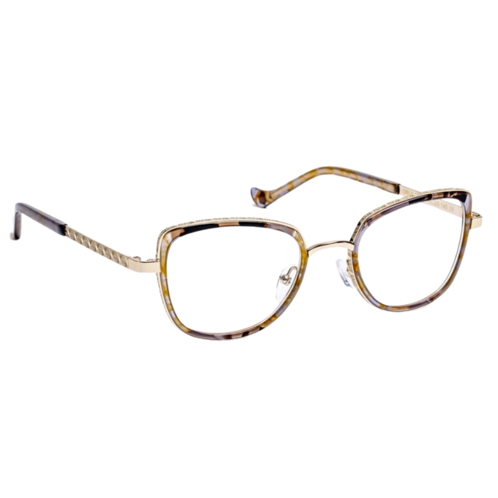 VOLTE FACE-NALA 6055 — Women's premium acetate and metal optical frame, Parisian Chic design by Volte Face
