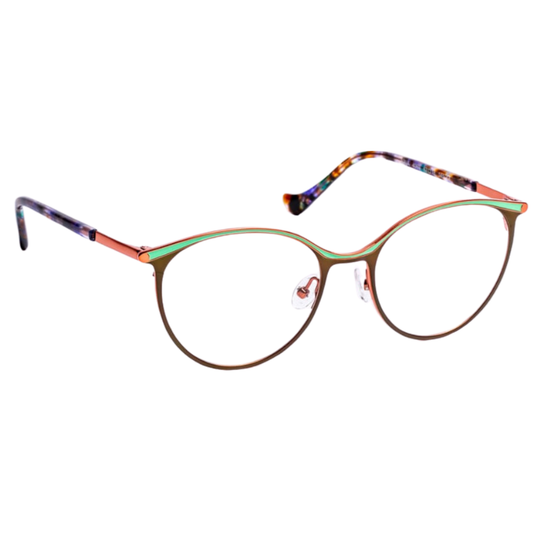 VOLTE FACE-NAIA 4069 — Women's premium acetate and metal optical frame, Parisian Chic design by Volte Face
