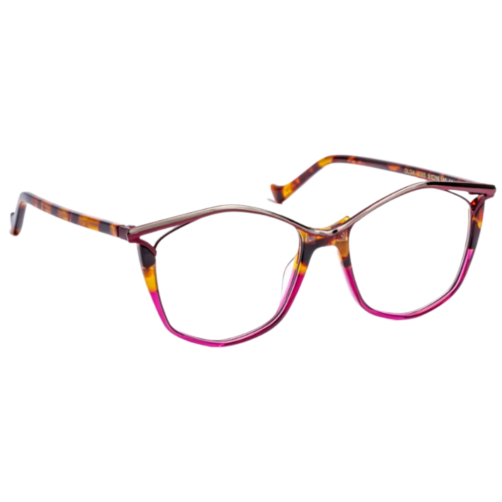 VOLTE FACE-NALA 6055 — Women's premium acetate and metal optical frame, Parisian Chic design by Volte Face
