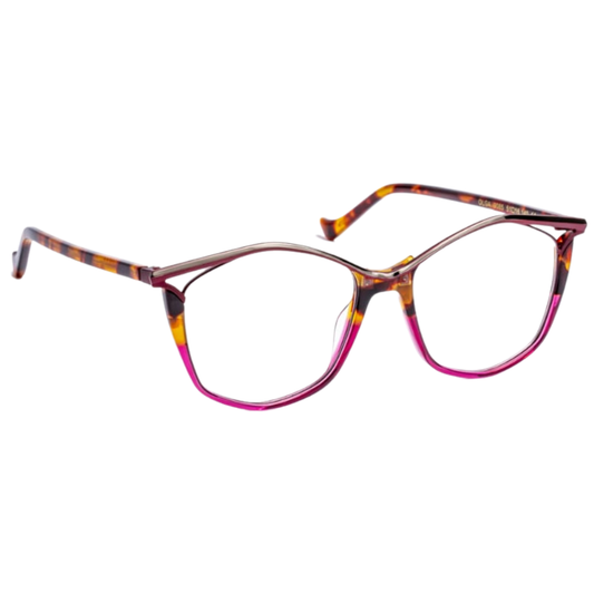 VOLTE FACE-NALA 6055 — Women's premium acetate and metal optical frame, Parisian Chic design by Volte Face
