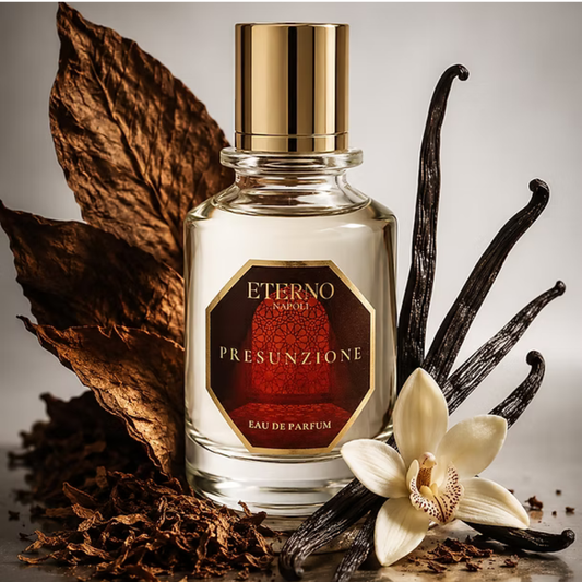 Eterno Napoli PRESUNZIONE Eau de Parfum 100ml – luxury Italian fragrance bottle
