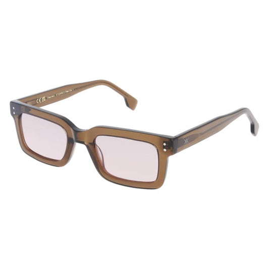 EKKIU-KT22409 D sunglasses side view - detailed profile showing frame thickness and temple design
